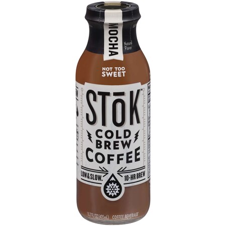 Stok Stok Cold Brewed Mocha Coffee 13.7 oz., PK12 136742